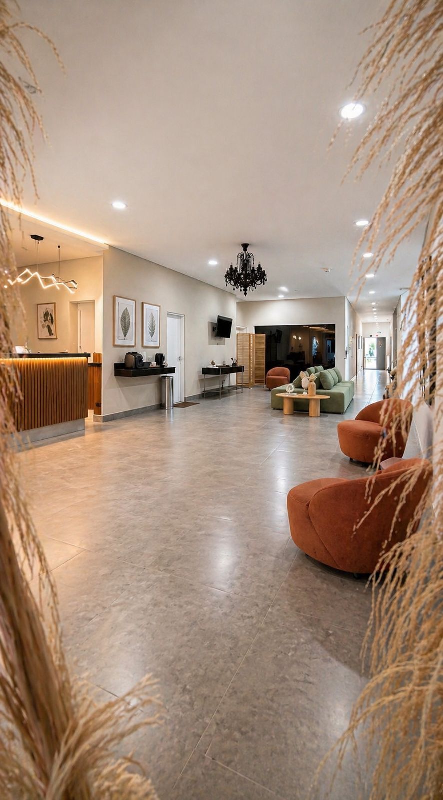 Ambiente interno do hotel em Guarulhos