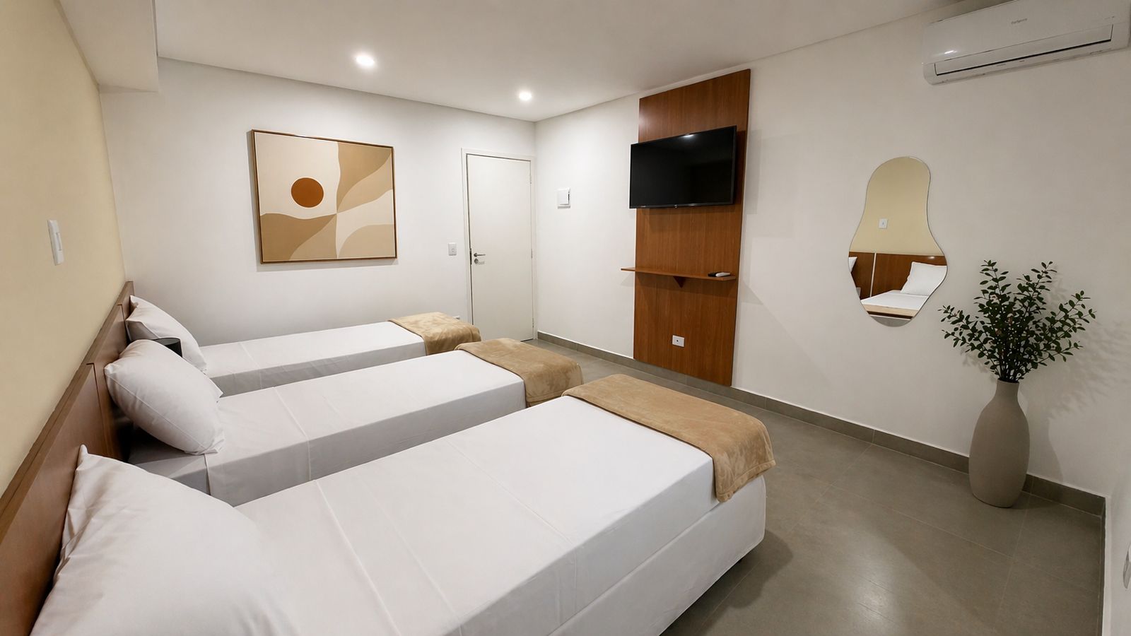 Quarto Triplo do Smart Hotel